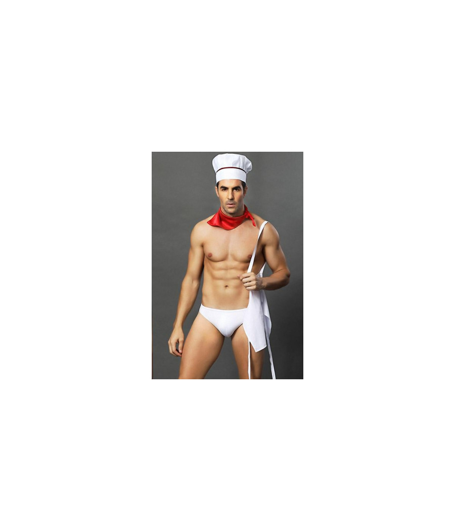 Tenue de cuisinier sexy - 4 pièces