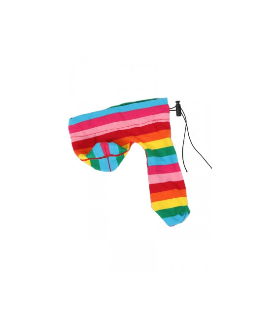 Cache-sexe multicolore
