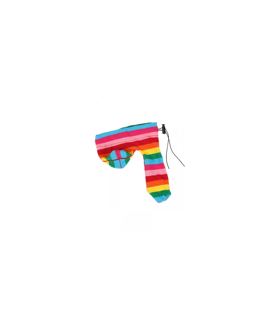 Cache-sexe multicolore