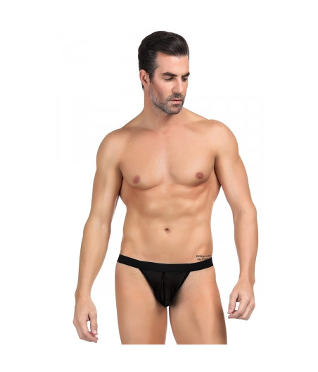 String homme noir résille