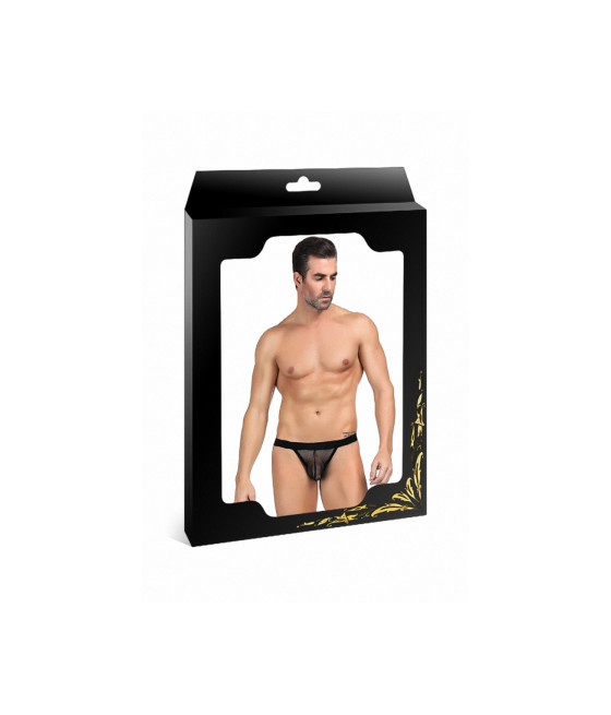 String homme noir résille