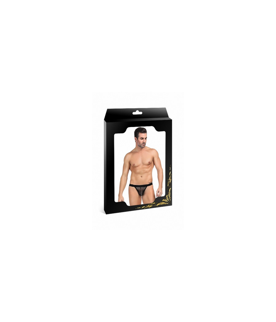 String homme noir résille