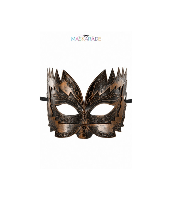 Masque semi-rigide cuivré Don Giovanni