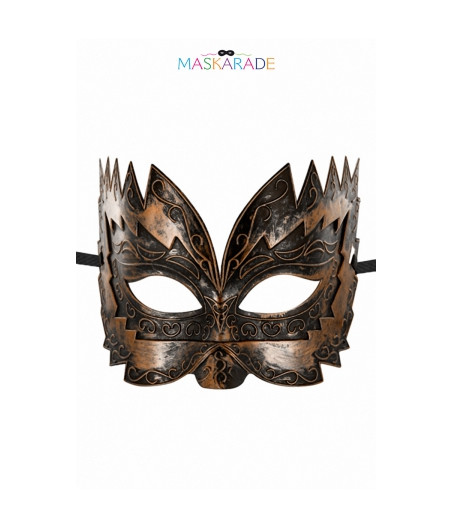 Masque semi-rigide cuivré Don Giovanni