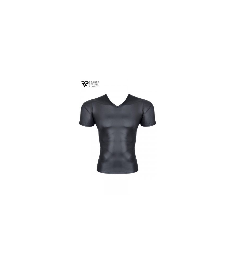 T-shirt wetlook noir - Regnes