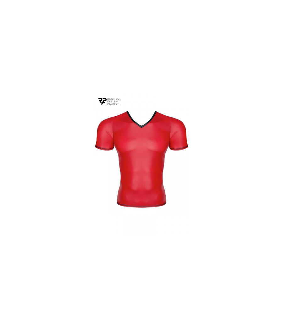T-shirt wetlook rouge - Regnes