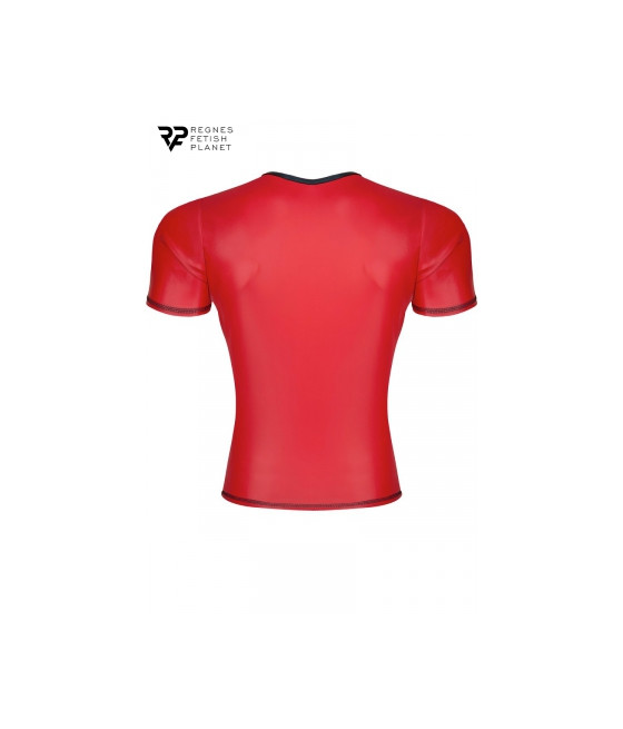 T-shirt wetlook rouge - Regnes