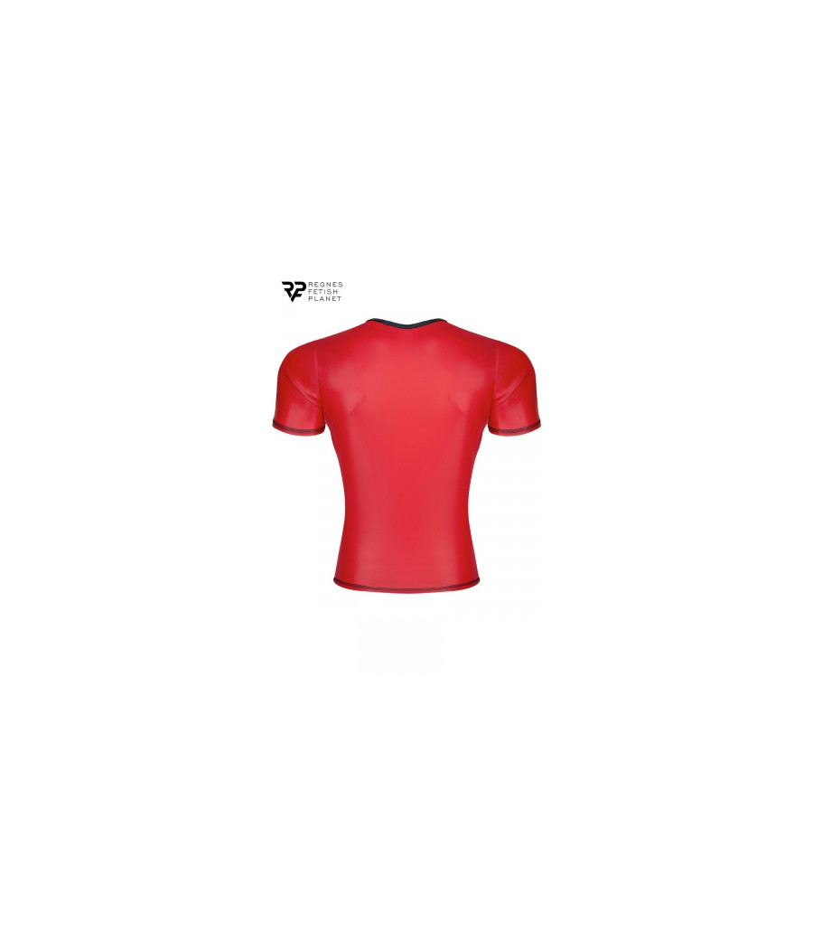 T-shirt wetlook rouge - Regnes