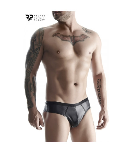 Slip noir wetlook - Regnes