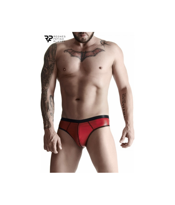Slip rouge wetlook - Regnes