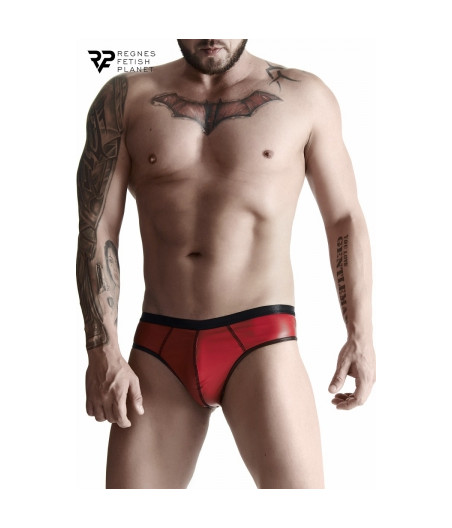 Slip rouge wetlook - Regnes