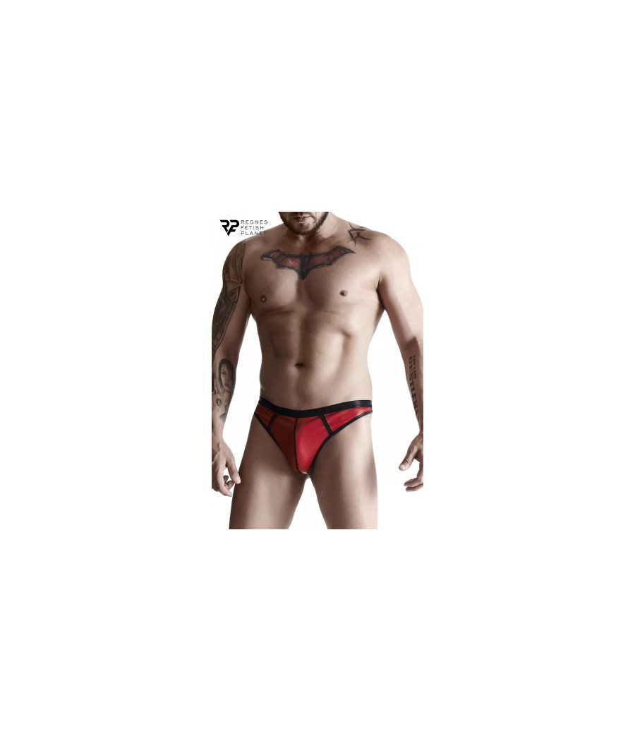 String en wetlook rouge - Regnes String en wetlook rouge - Regnes