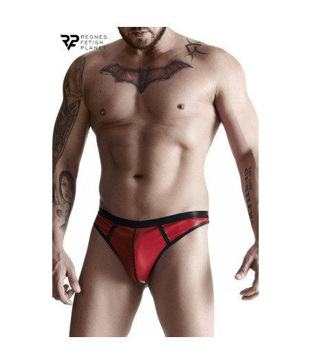 String en wetlook rouge - Regnes
