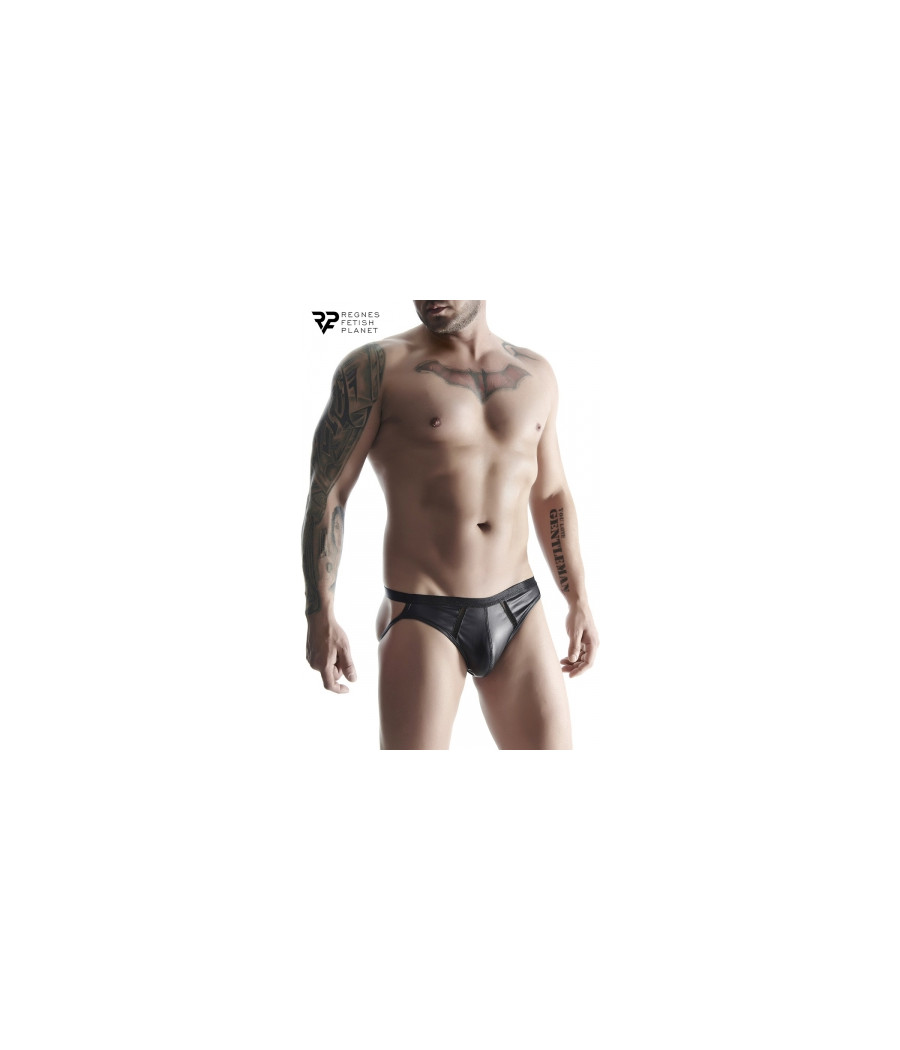 Jock strap noir wetlook - Regnes Jock strap noir wetlook - Regnes