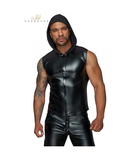 Veste à capuche sans manches H062