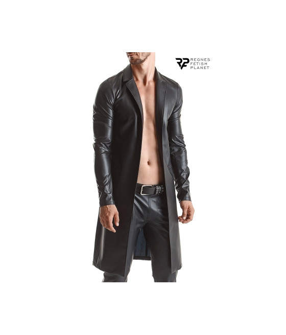 Manteau long wetlook Sergio - Regnes