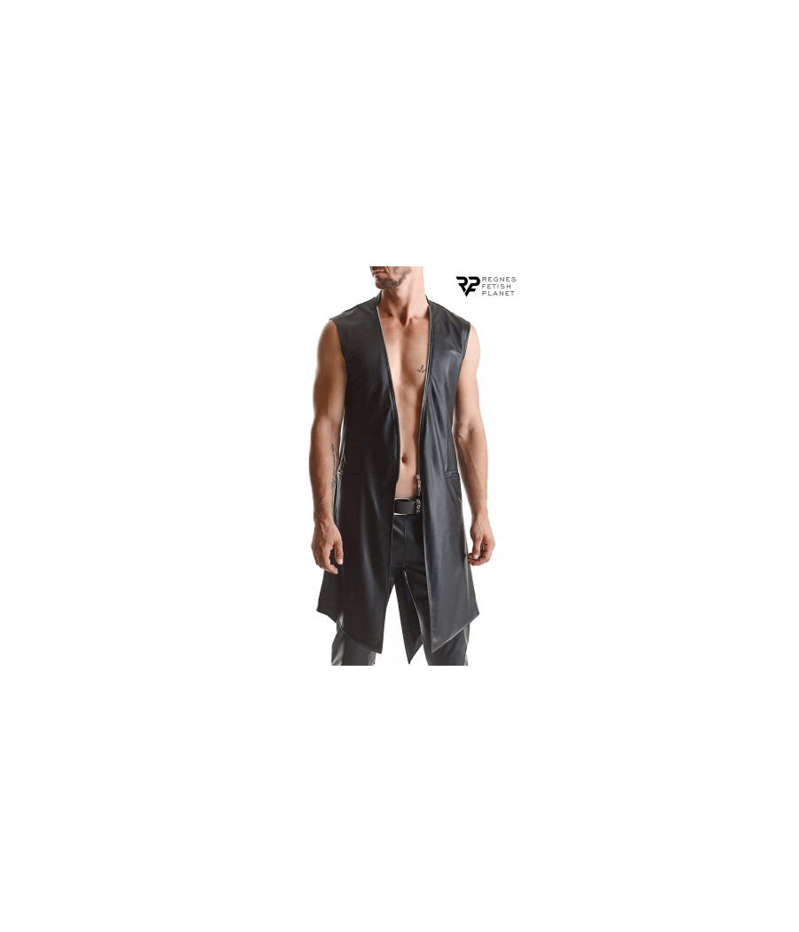 Veste longue sans manche wetlook Marco - Regnes Veste longue sans manche wetlook Marco - Regnes