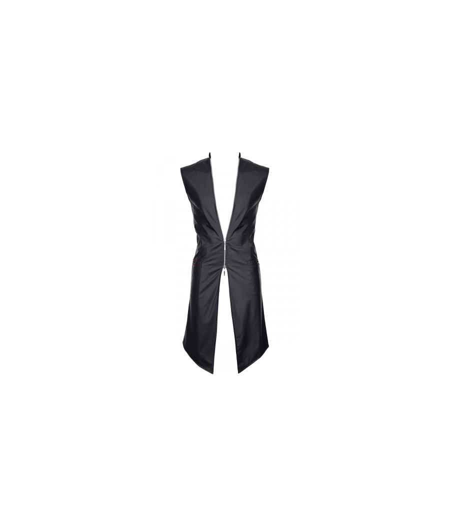 Veste longue sans manche wetlook Marco - Regnes