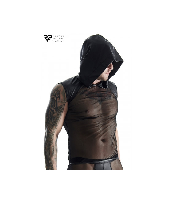 T-shirt à capuche en mesh - Regnes