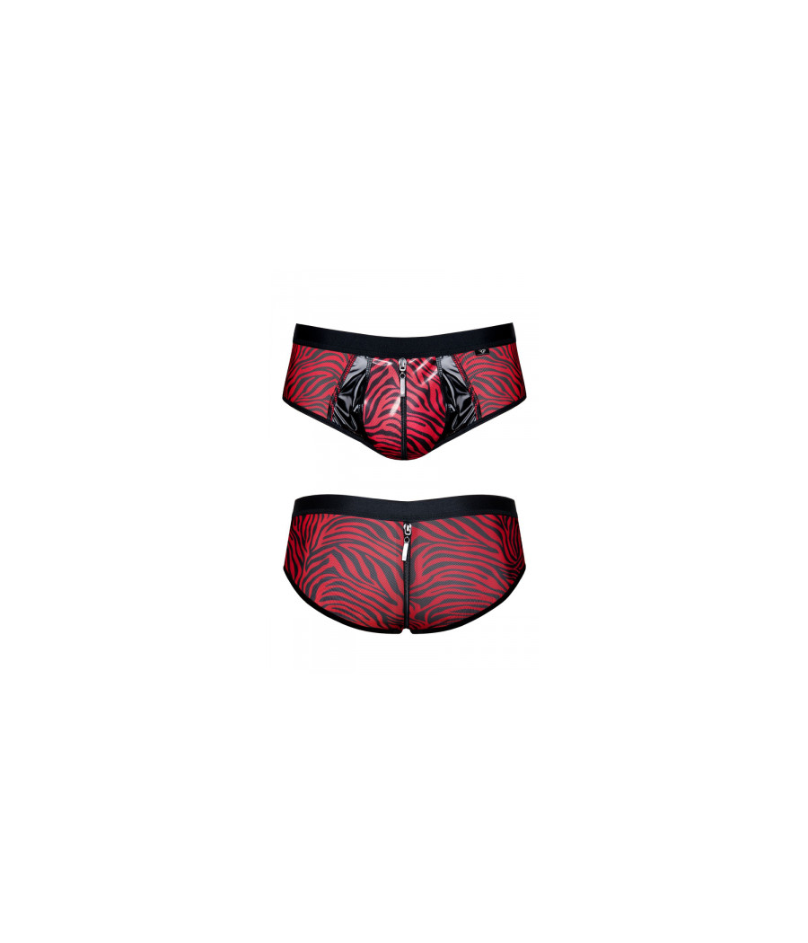 Shorty à zip en tulle zébré - Regnes