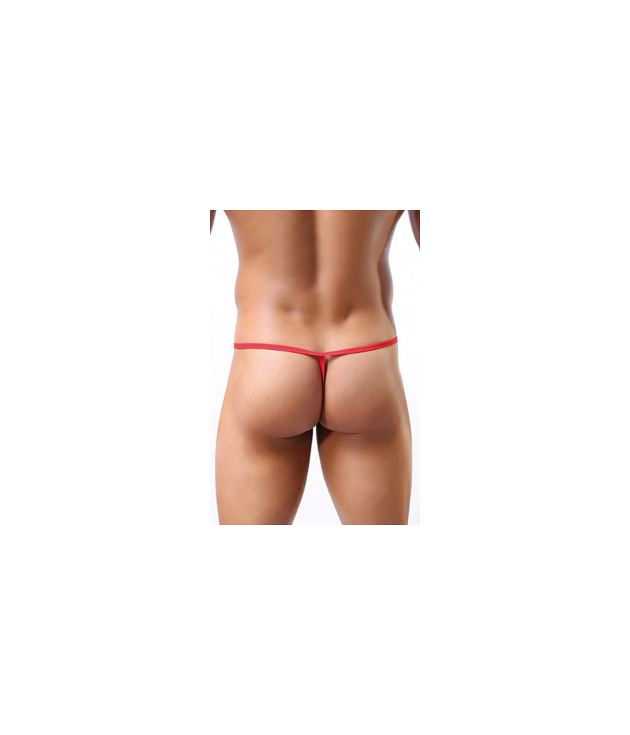 String ficelle rouge ouvert - Paris Hollywood