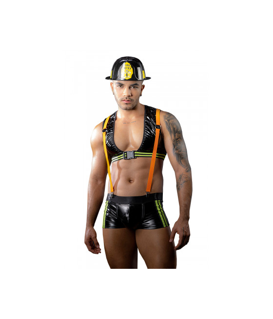 Costume pompier sexy 4 pièces - J Lingerie
