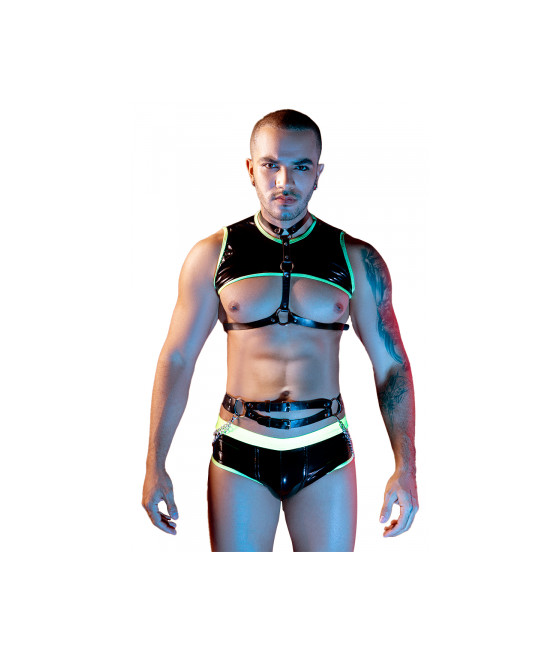 Ensemble sexy fluo 4 pièces - J Lingerie