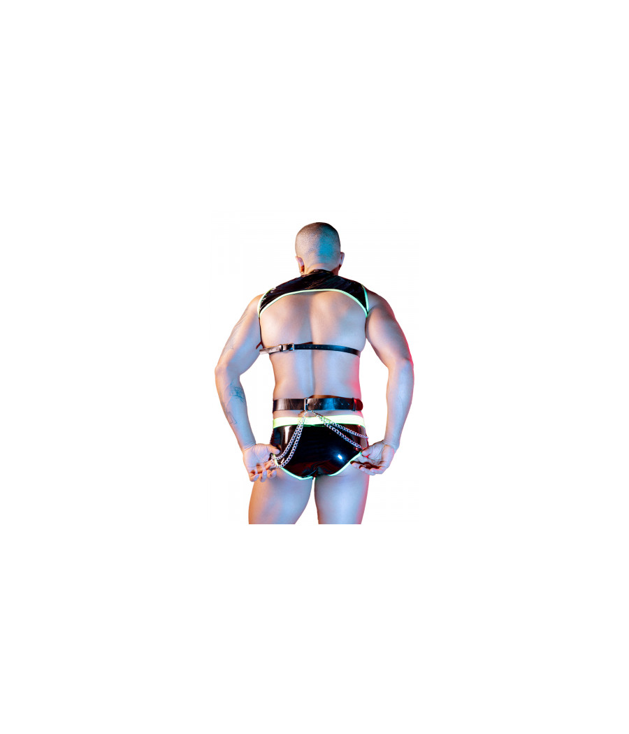 Ensemble sexy fluo 4 pièces - J Lingerie