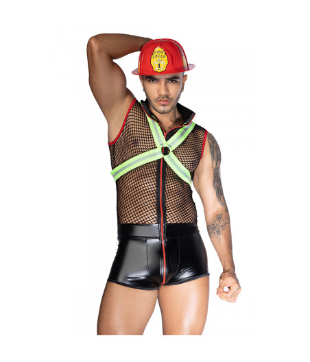 Costume pompier sexy 3 pièces - J lingerie