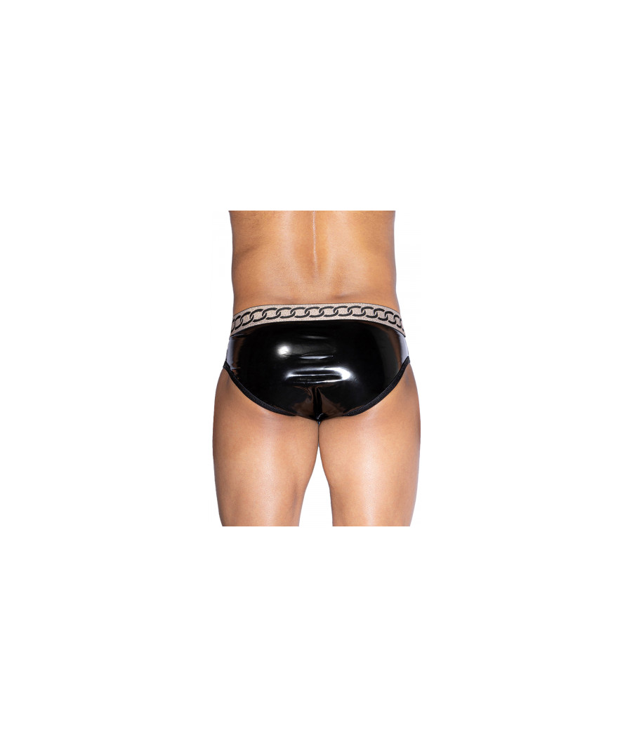 Slip sexy noir et blanc - J Lingerie