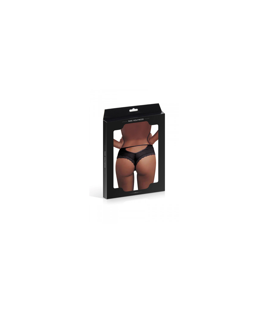 Tanga noir dentelle - Paris Hollywood