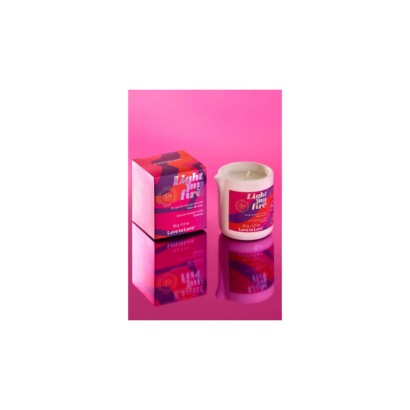Bougie de massage Noix de coco - Love to Love