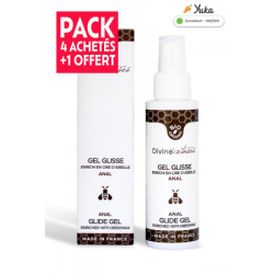 Pack 4 + 1 offert : Lubrifiant Anal - Divinextases