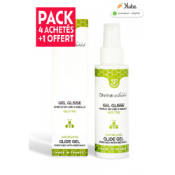 Pack 4 + 1 offert : Lubrifiant bio naturel - Divinextases