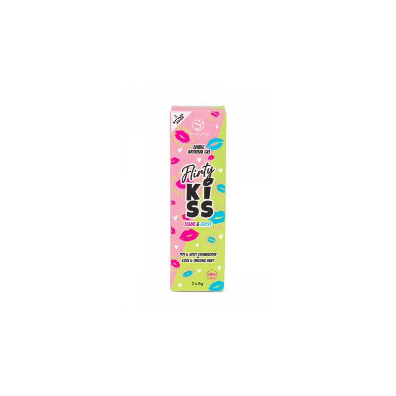 Pack 2 gels pour sexe oral Flirty Kiss - Secret Play