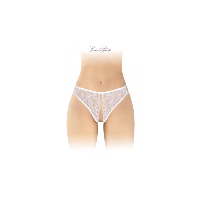 String blanc ouvert Victoria - Fashion Secret