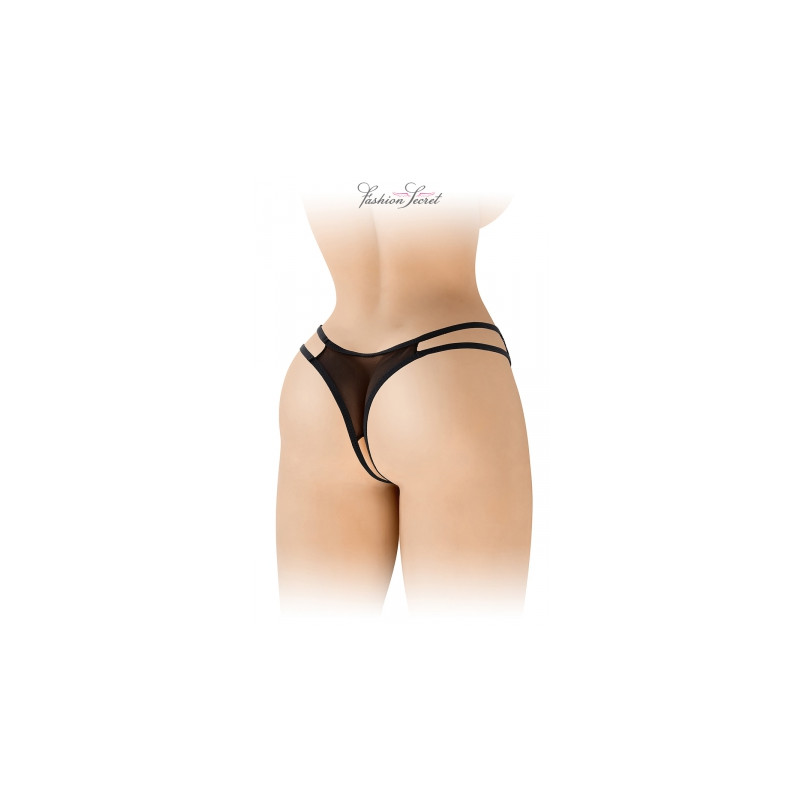 String noir ouvert Victoria - Fashion Secret