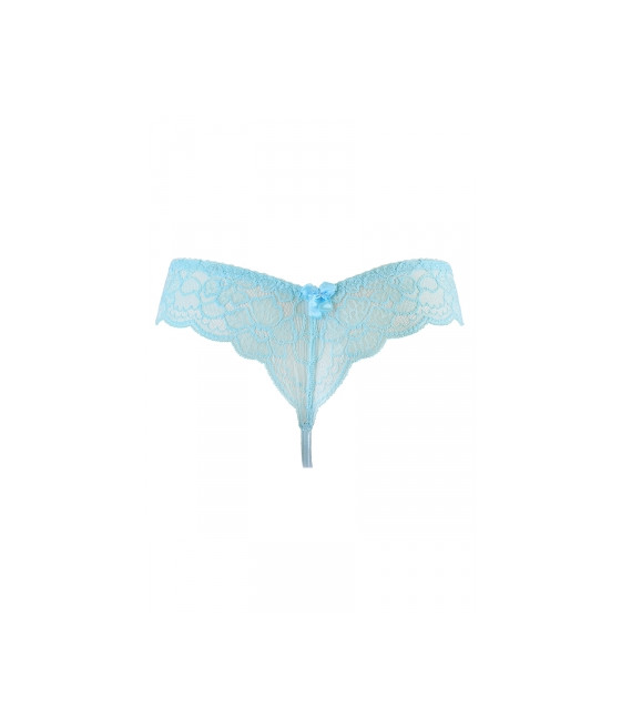 String tanga bleu V-10128 - Axami