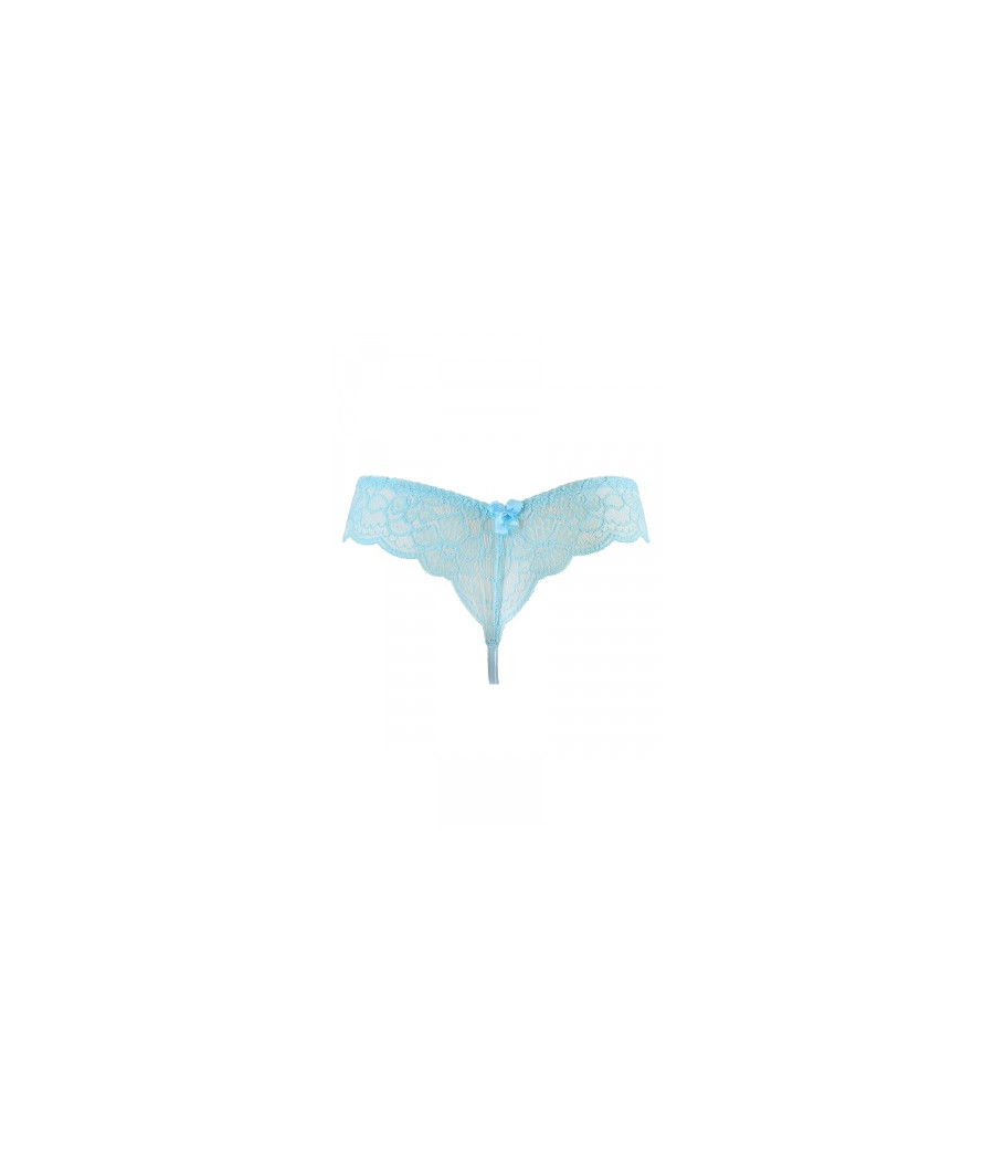 String tanga bleu V-10128 - Axami
