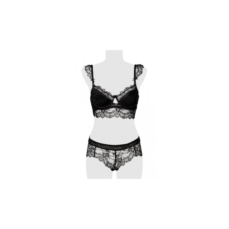 Ensemble culotte et balconnet dentelle - Grey Velvet