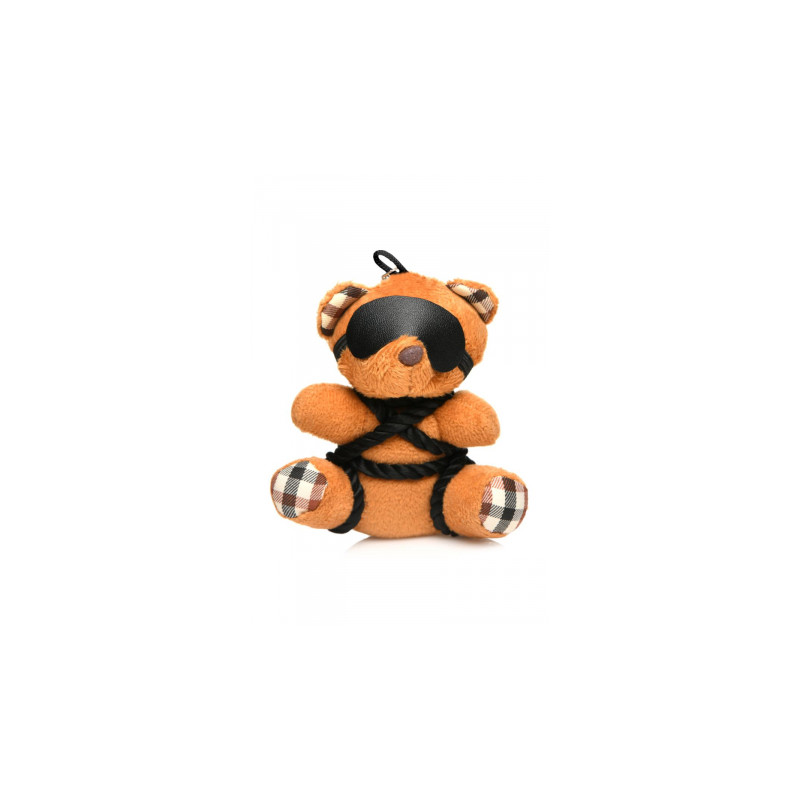 Porte-clés Teddy Bear en tenue Bondage