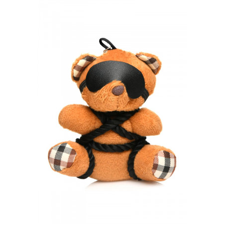 Porte-clés Teddy Bear en tenue Bondage