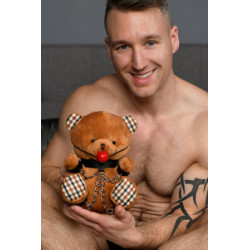 Ours en peluche bâillonné