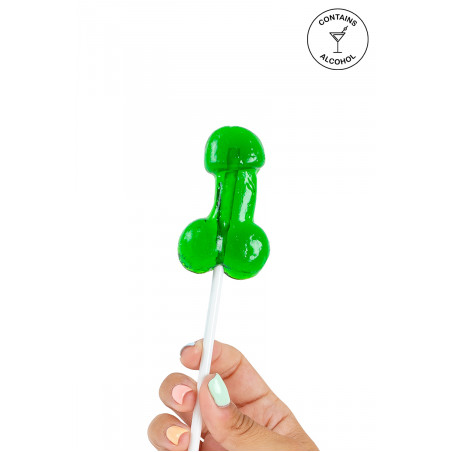 Sucette pénis Mojito avec alcool
