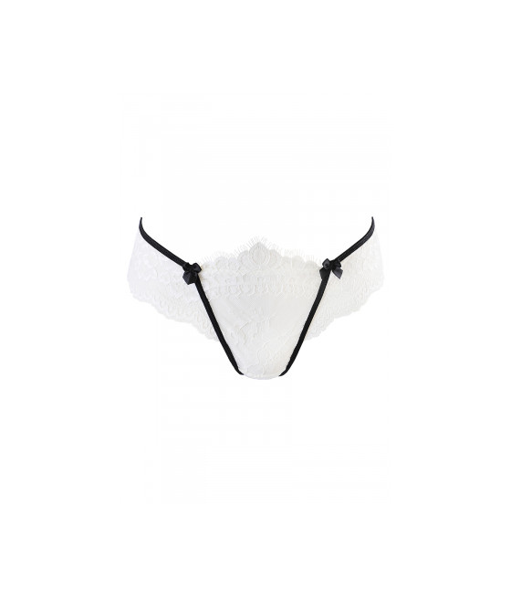String dentelle blanc V-10488 - Axami