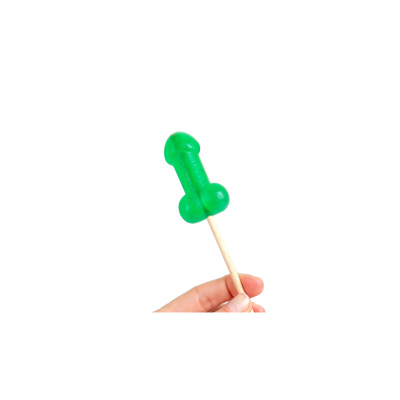 Présentoir de 40 sucettes pénis à la menthe avec effet rafraichissant