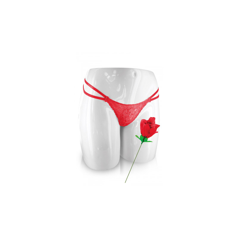 Rose surprise avec petite culotte - Fun Novelties