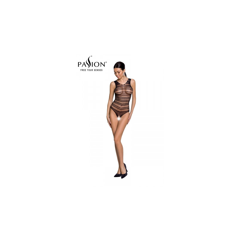 Body résille ouvert BS086 - Noir