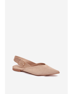 Ballerines Élégantes en Daim Beiges 2