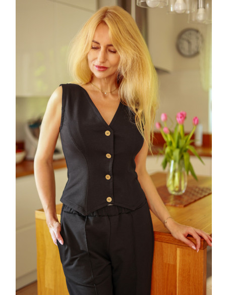 Gilet Élégant en Coton